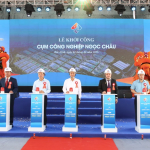 Cụm công nghiệp Ngọc Châu quy mô 75 ha, vốn đầu tư gần 1.000 tỷ đồng vừa khởi công tại xã Ngọc Thiện, tỉnh Bắc Ninh.