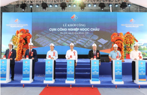 Cụm công nghiệp Ngọc Châu quy mô 75 ha, vốn đầu tư gần 1.000 tỷ đồng vừa khởi công tại xã Ngọc Thiện, tỉnh Bắc Ninh.
