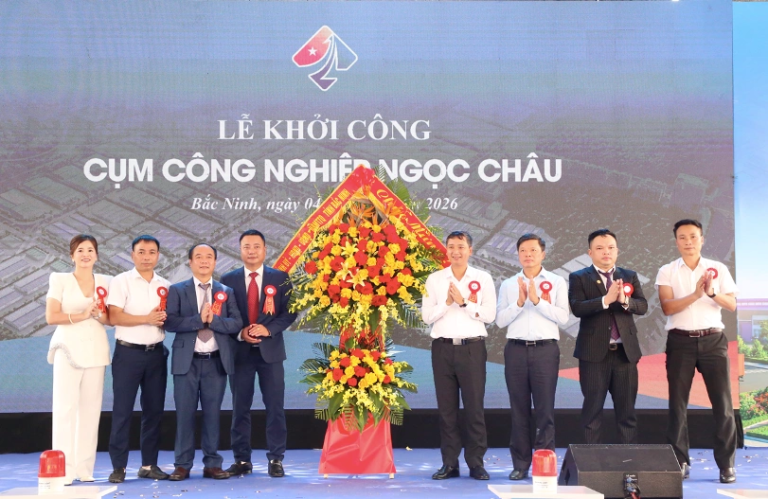 Khởi công cụm công nghiệp Ngọc Châu quy mô đầu tư 1.000 tỷ đồng